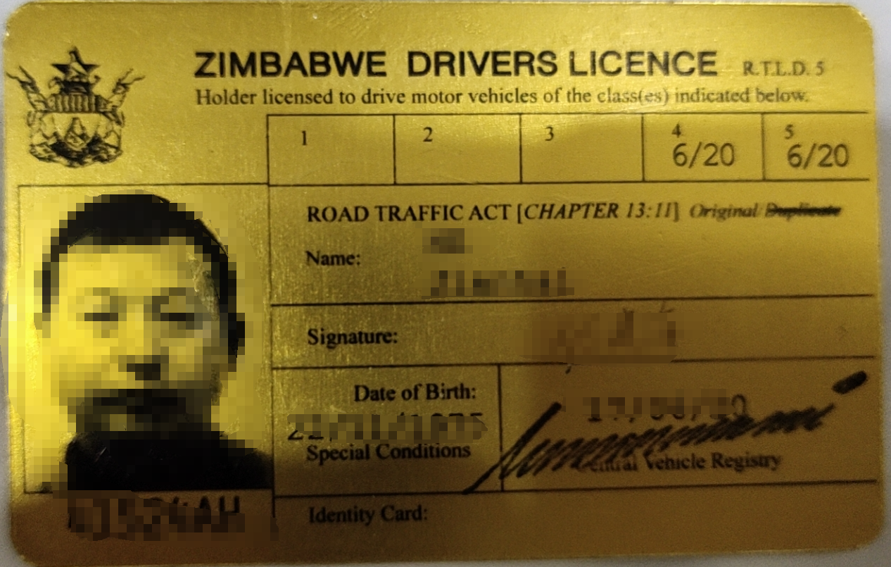 津巴布韦驾照