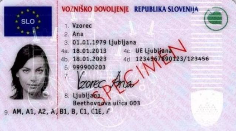 斯洛文尼亚驾照翻译盖章服务-车管所认可的权威翻译机构