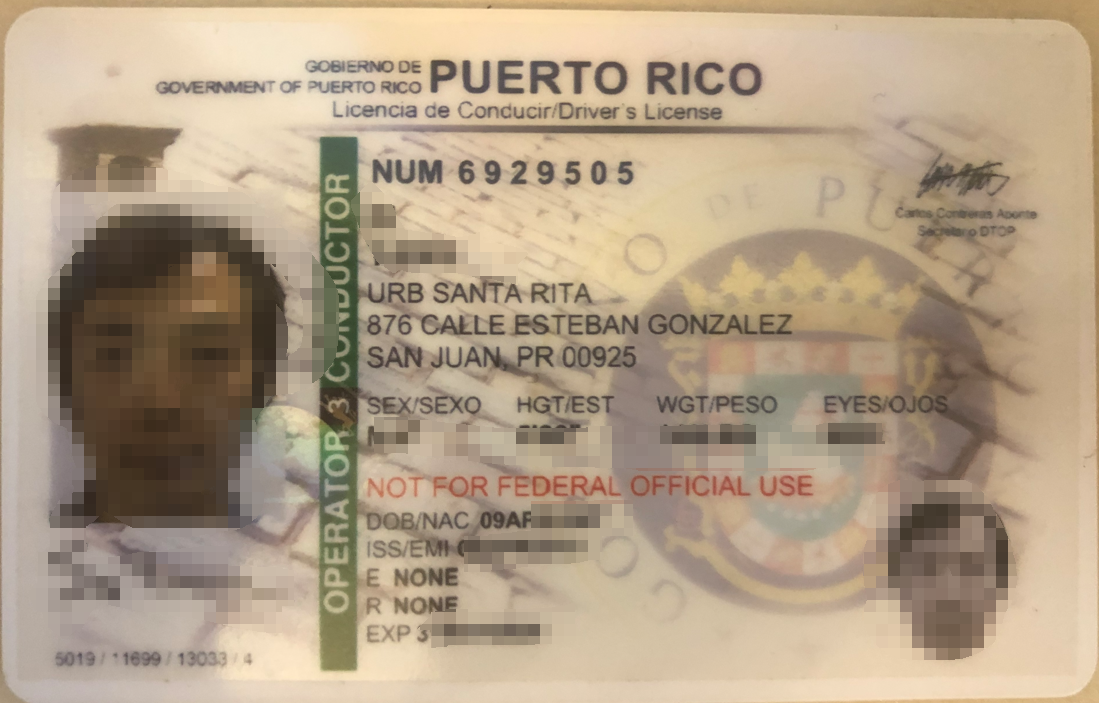 波多黎各驾照